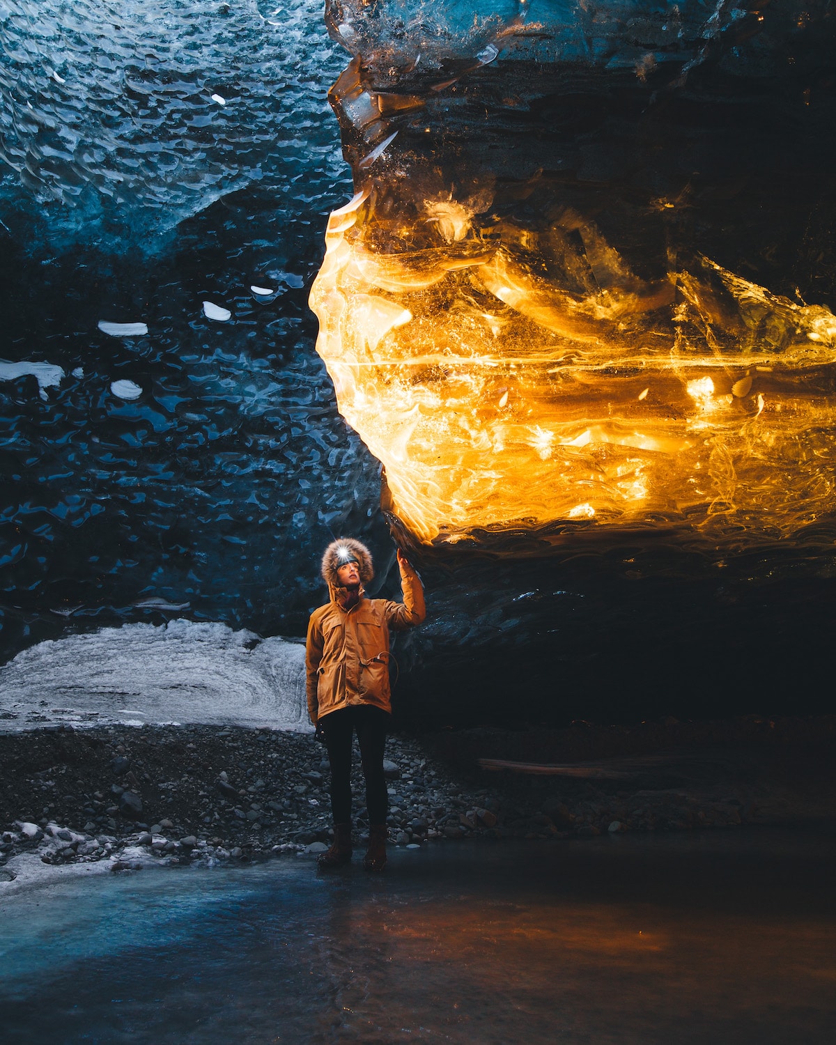 Cuevas de hielo de Islandia por Sarah Bethea