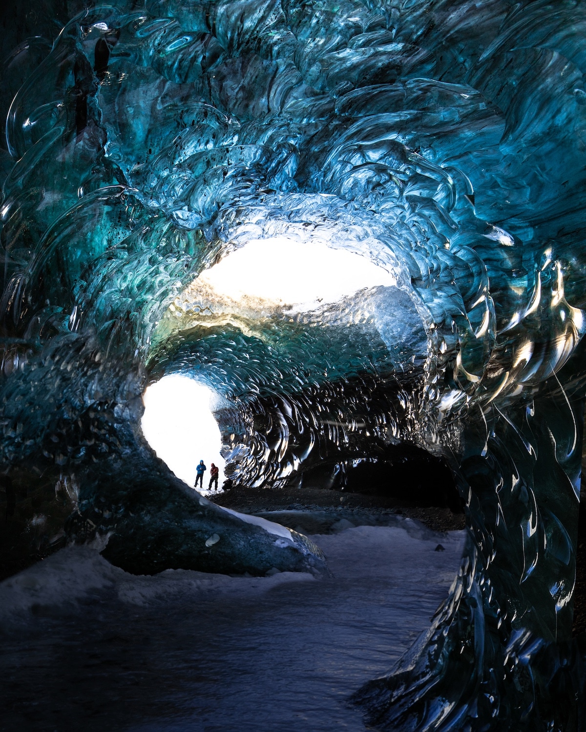 Iceland Ice Cave Photo