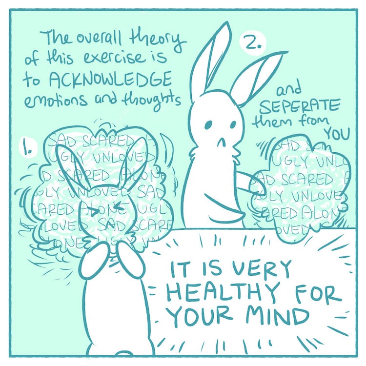 Mental Health Comic by Kate Allan