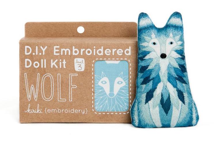 Kit Broderie Loup 