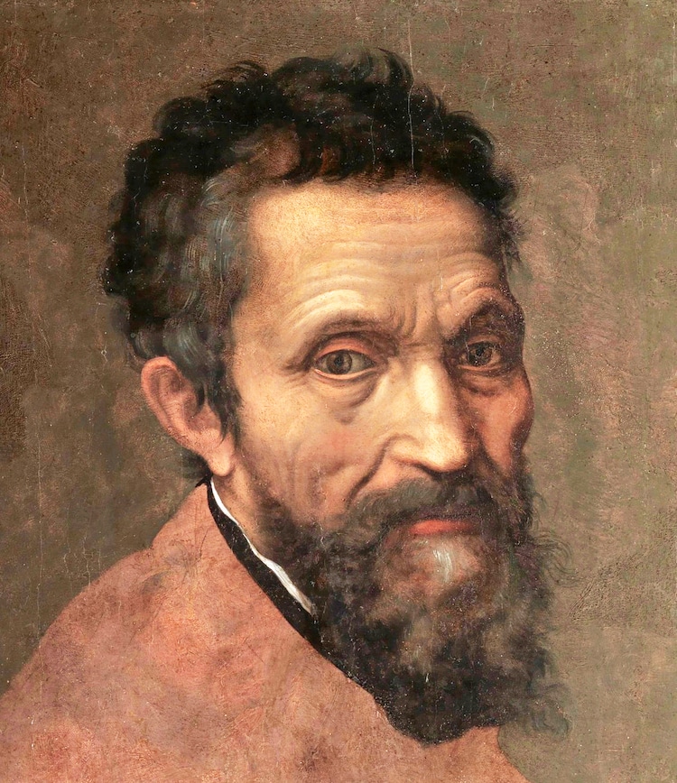 Image result for Michelangelo portrait