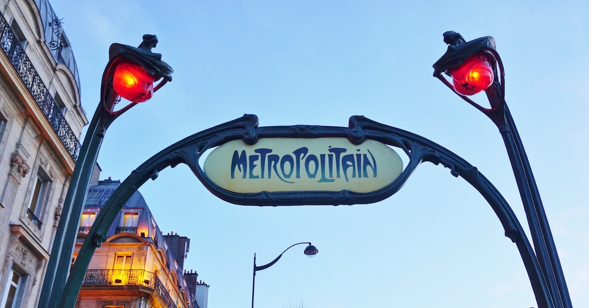 Paris Photography Metropolitain Sign Metro City France Europe Tote Bag by  LORSHOP