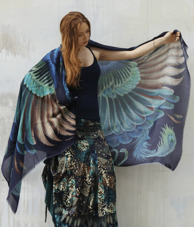 Shovava Shawl Bird Shawl Bird Wrap Feather Shawl