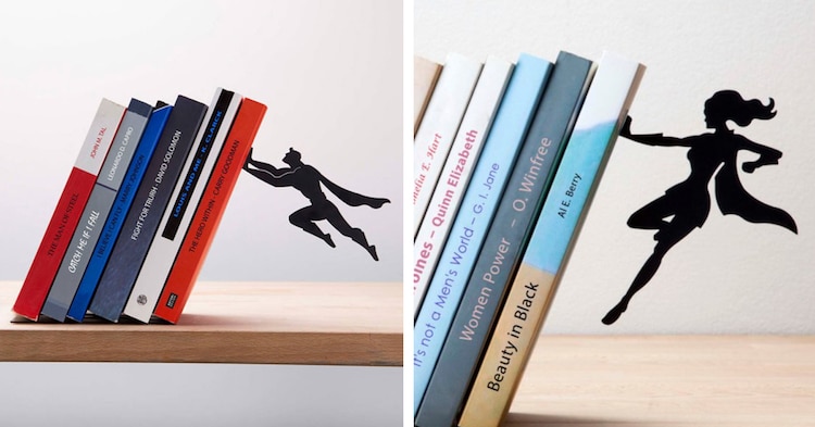 Superhero Bookends by Artori Design