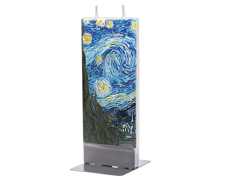 Candele dipinte a mano riproducono l'incanto delle tele di Van Gogh