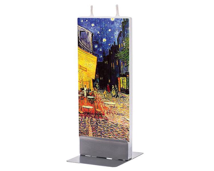 Candele dipinte a mano riproducono l'incanto delle tele di Van Gogh