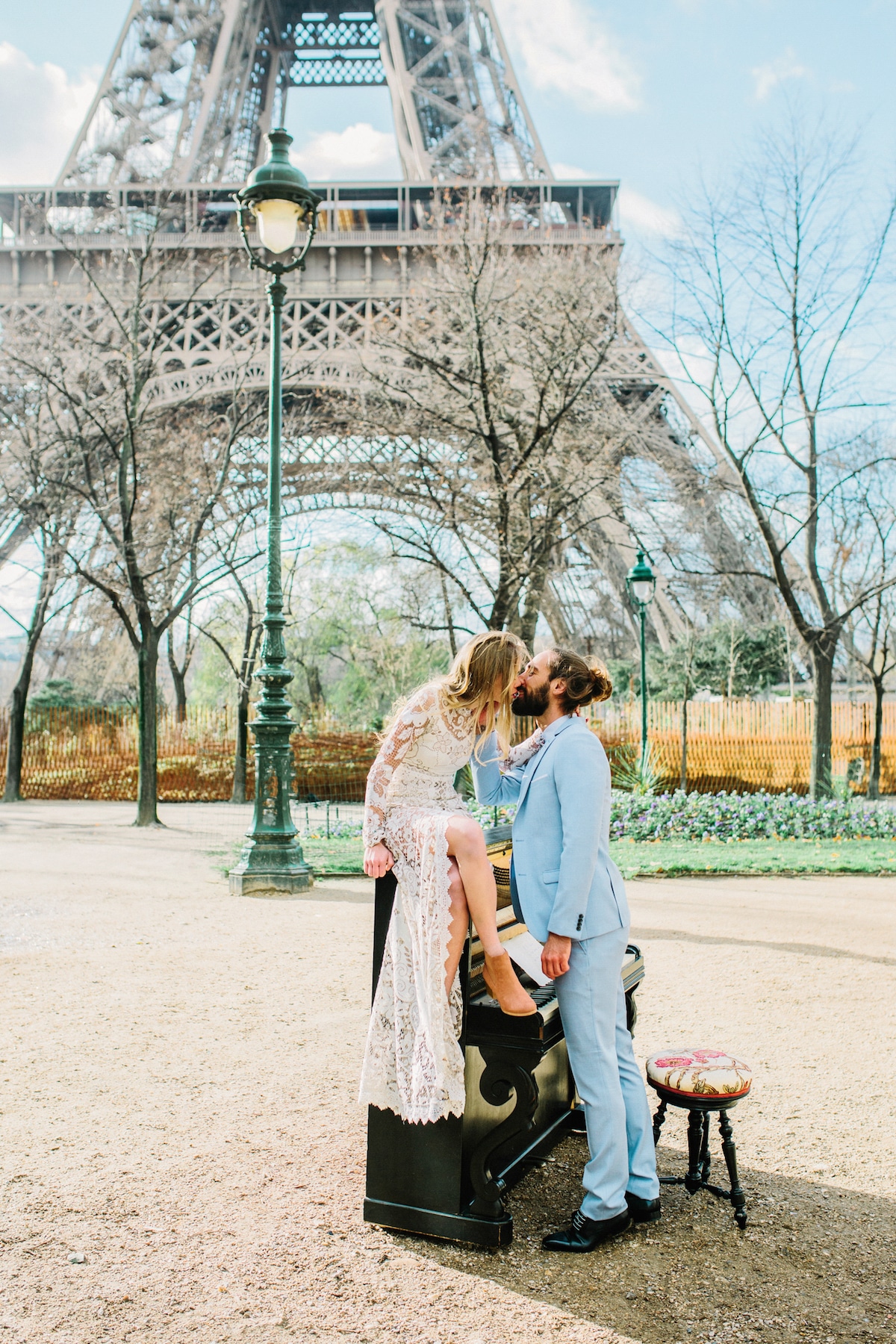 Fotos de bodas románticas en París por Priscila Valentina