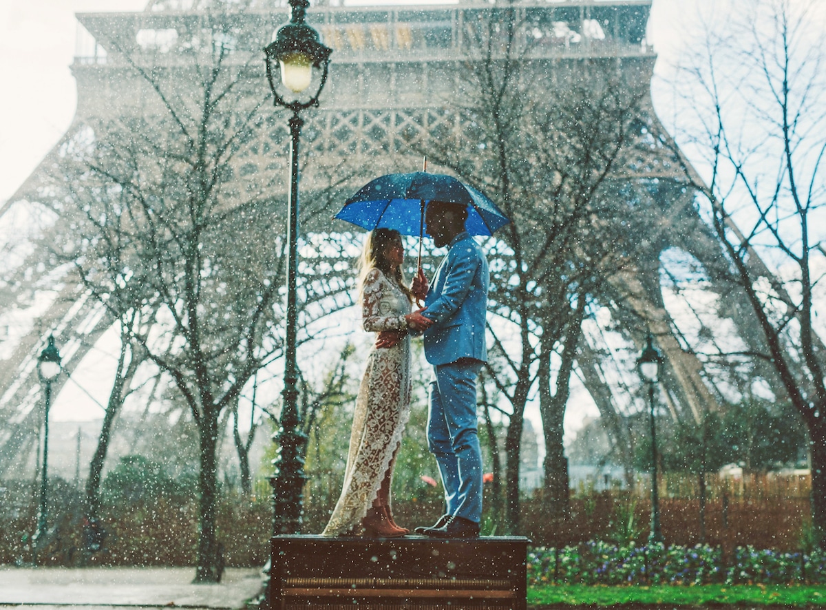 Romantic Wedding Photos in Paris by Priscila Valentina