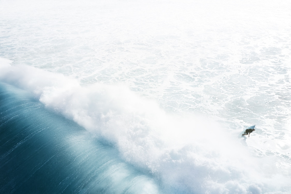 Aerial Photos Swell: Endless Blue by Drew Doggett