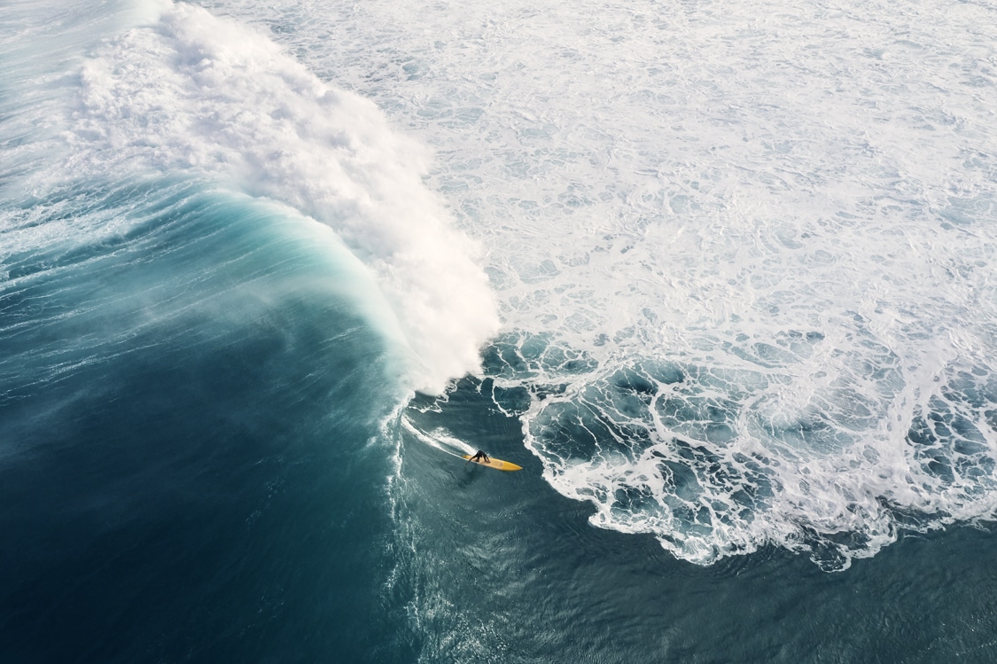 Aerial Photos Swell: Endless Blue by Drew Doggett