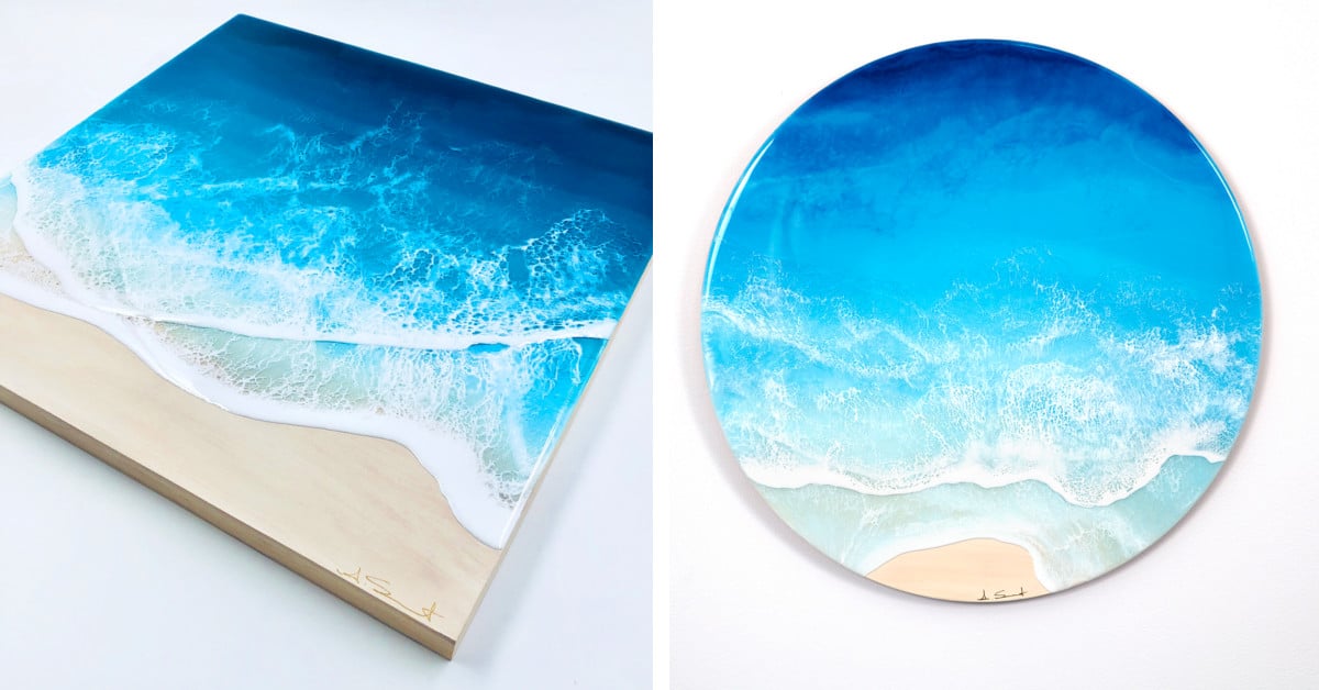 Interview: Anna Sweet Crafts Photorealistic Resin Waves for Liquid 