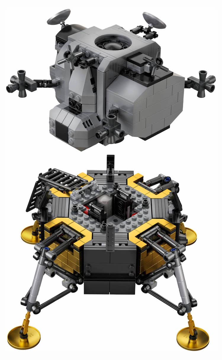 modulo lunar apolo 11 lego nasa