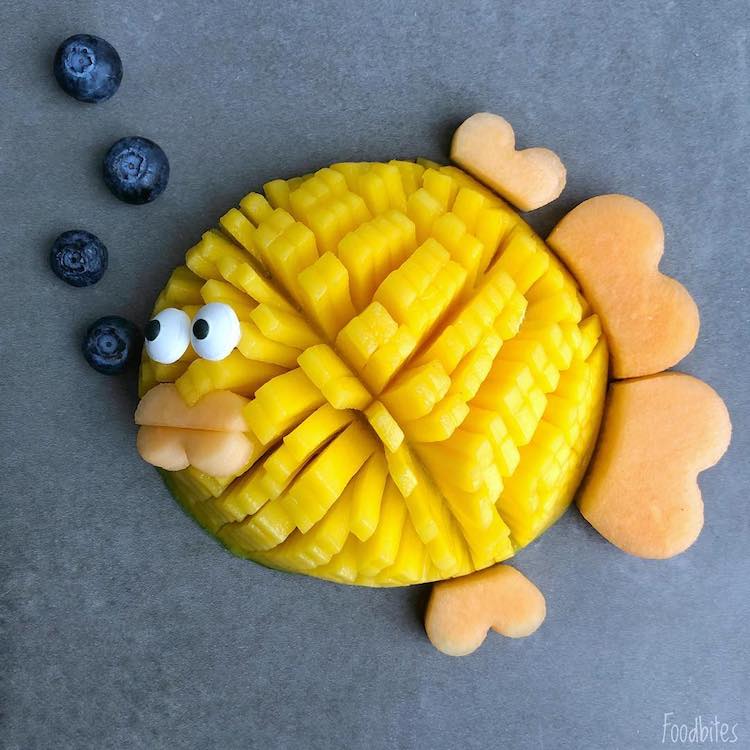 Food Art Characters by Foodbites