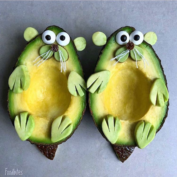 Food Art Characters by Foodbites