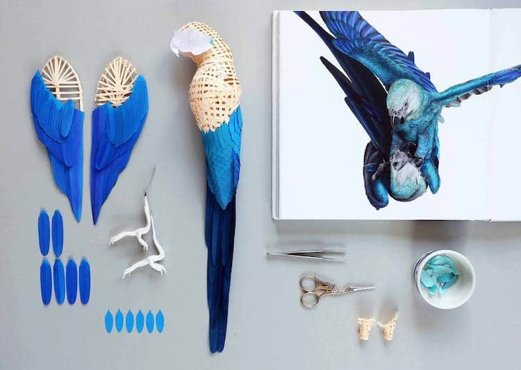 Bird Sculpture Paper