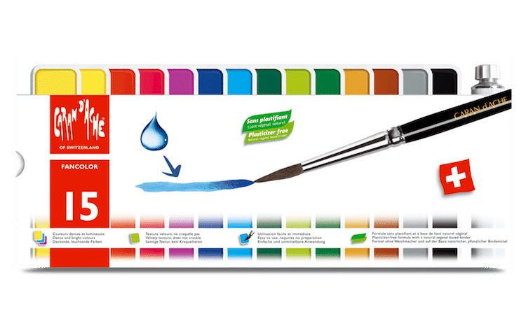 Pinturas gouache de Caran d’Ache