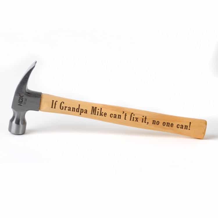 Details about   Father's Day Gift for Dad Grandad Man Personalised Gift Hammer Opener Grandpa 