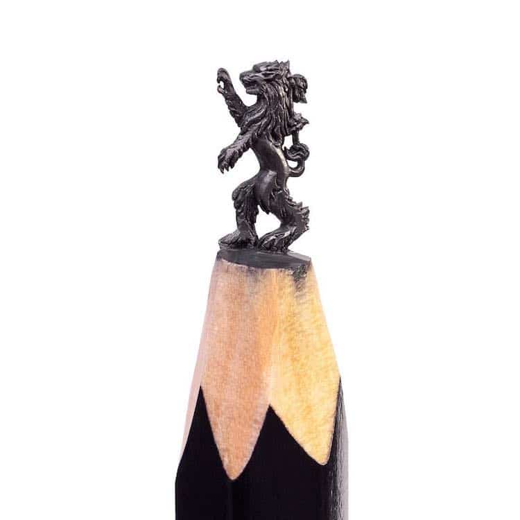 Esculturas en lápices de Game of Thrones por Salavat Fidai
