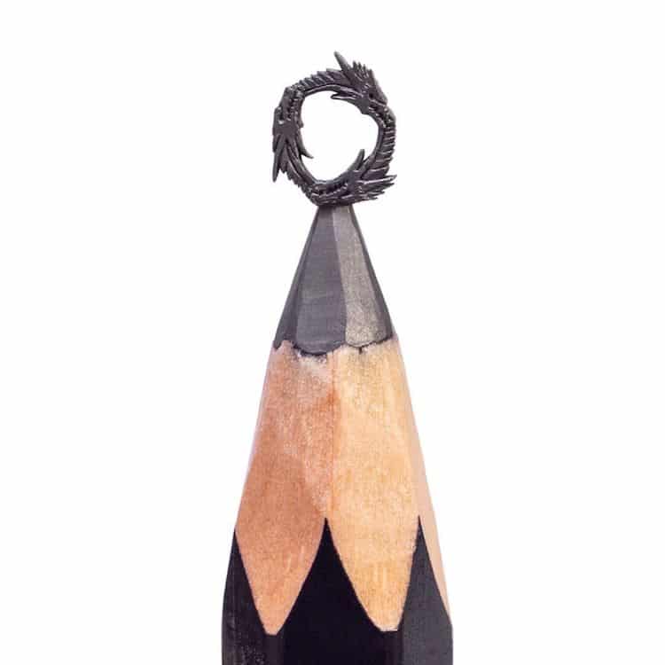 Game of Thrones Pencil Lead Sculptures by Salavat Fidai