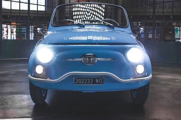 Electric Vintage Fiat 500 by Garage Italia