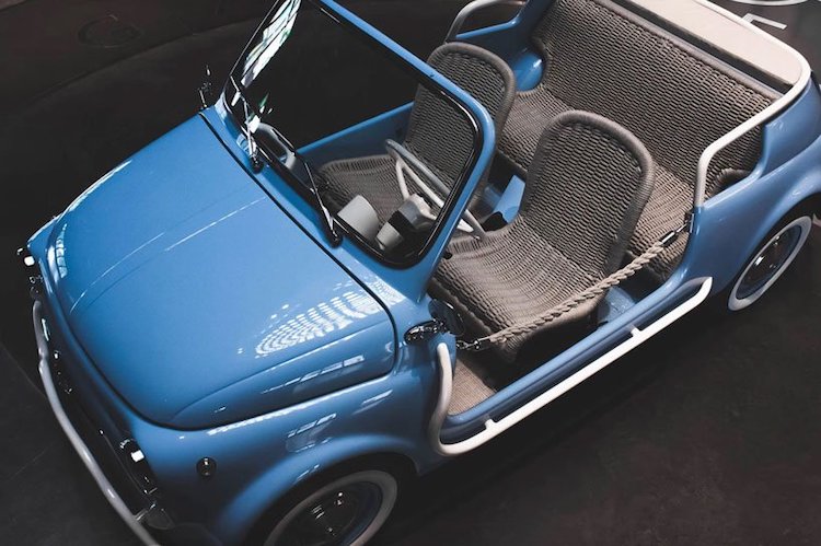 Electric Vintage Fiat 500 by Garage Italia