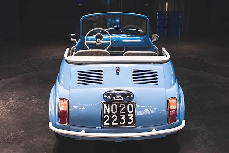 Vintage Fiat 500 Transformed Into Electric Vehicle by Garage Italia