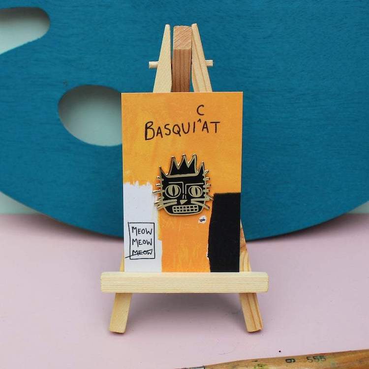 'Basquicat' Enamel Pin