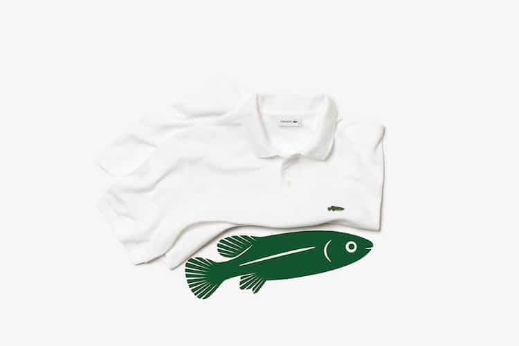 lacoste polo with endangered species