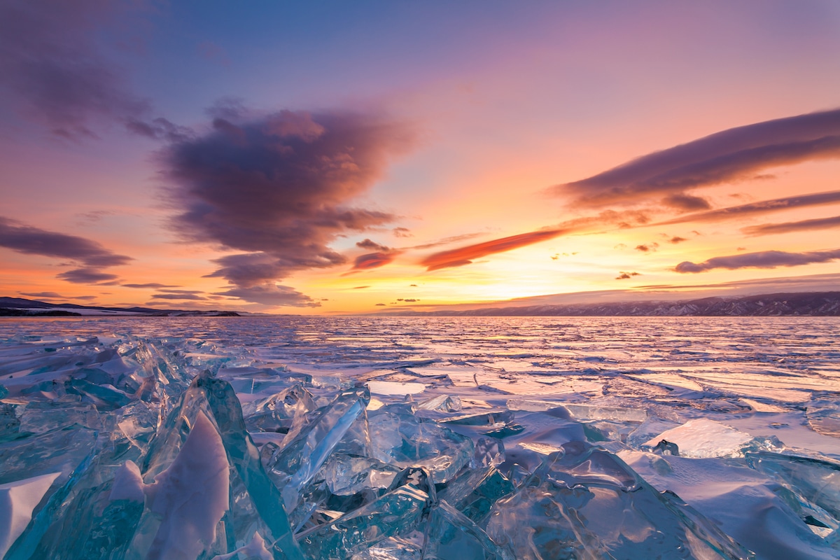 Ice at Lake Baikal