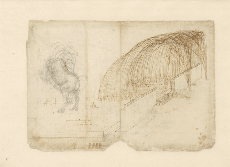Versión digitalizada del Codex Atlanticus de Leonardo da Vinci