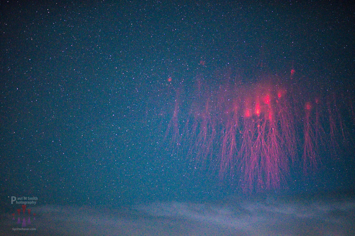Photo of a Red Sprite