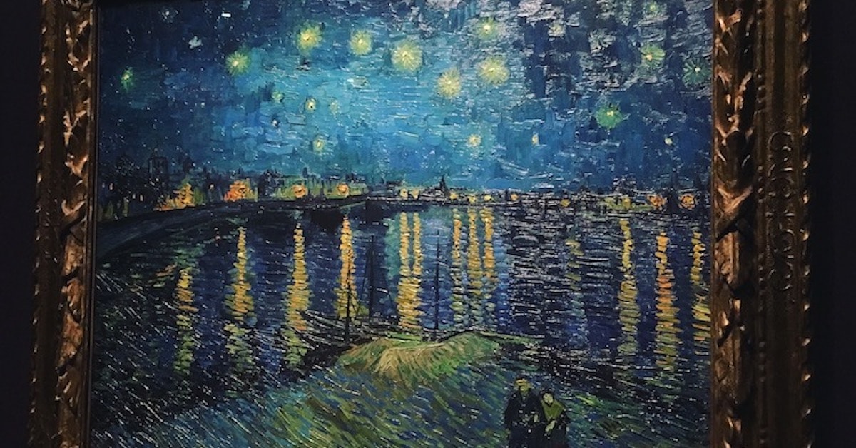 Starry night over on sale the rhone