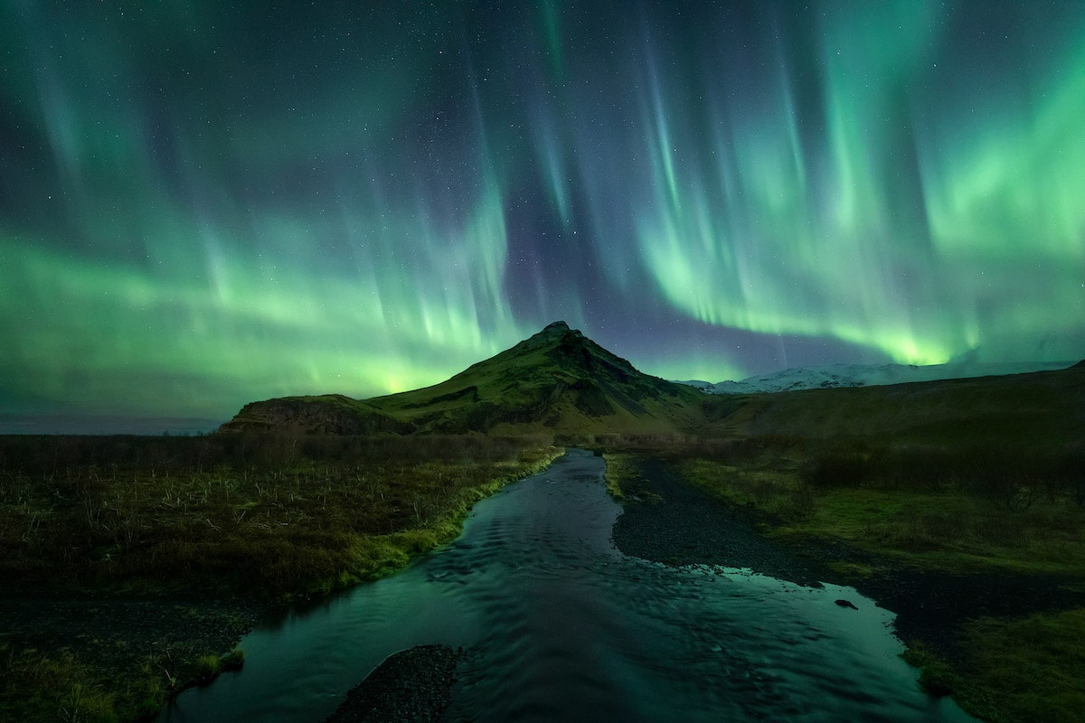 Foto de la aurora boreal por Sven Broeckx