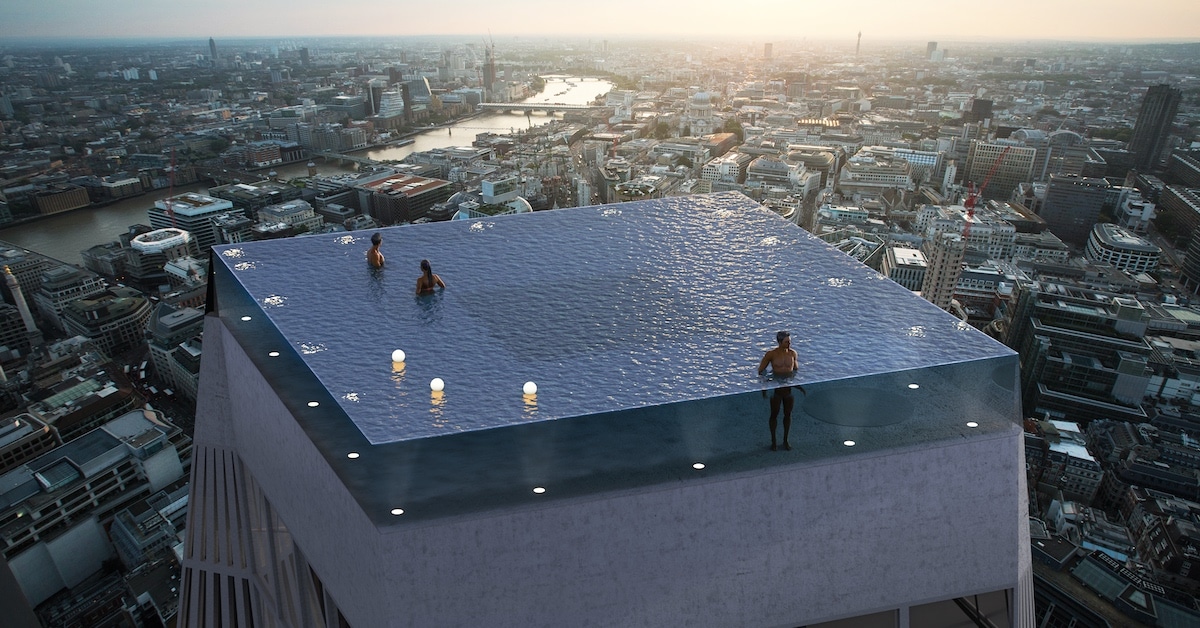 World S First 360 Degree Infinity Pool Will Soon Soar Over London