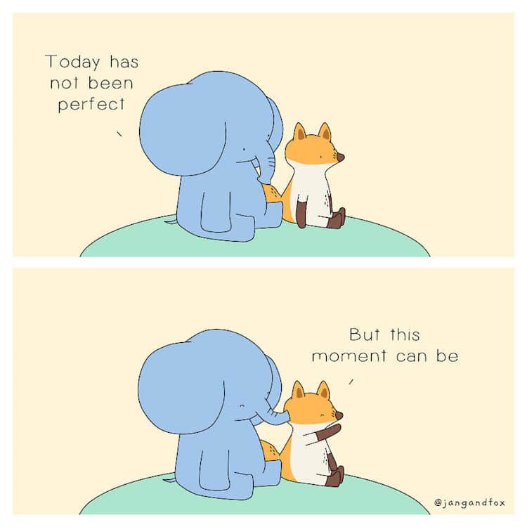 Mental Health Animal Comics by Jangandfox