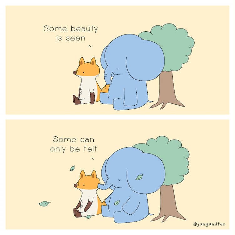 Mental Health Animal Comics by Jangandfox