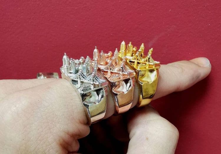 anillos de ciudades