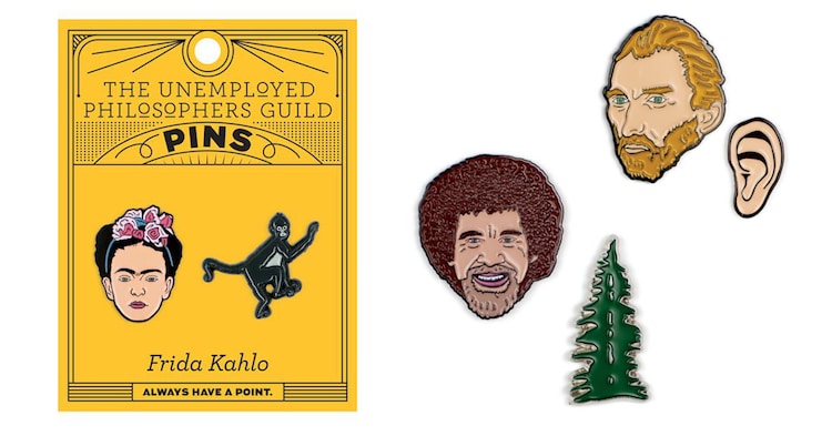 Artist Enamel Pins Let You Showcase Your Love for Famous Artists