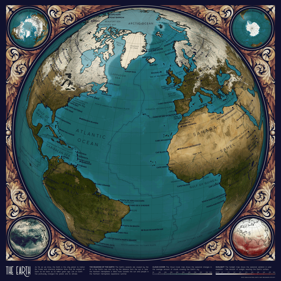 Atlas of Space - Visualización de datos