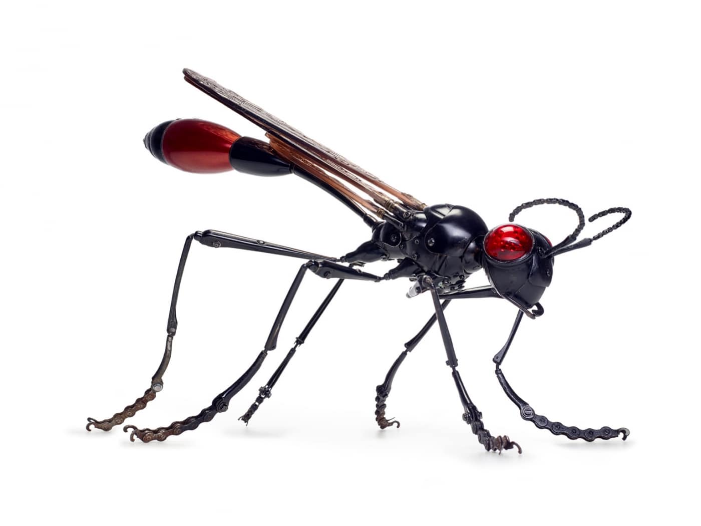 Incredible Scrap Metal Sculptures Look Like Real Insects Images, Photos, Reviews