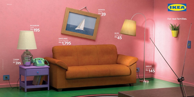 ikea living room campaign