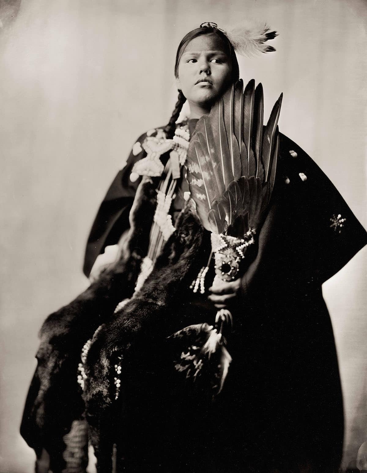 retratos de nativos americanos con colodión húmedo