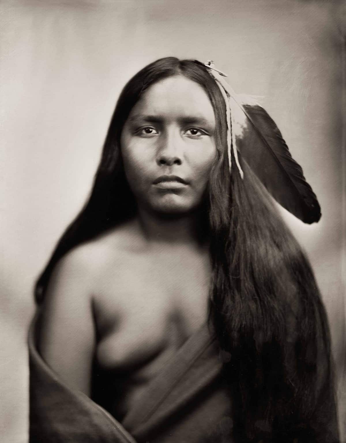 Portrait of Northern Plains Native American