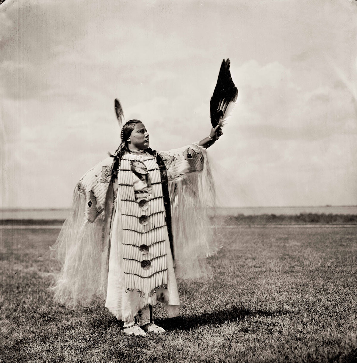 retratos de nativos americanos con colodión húmedo