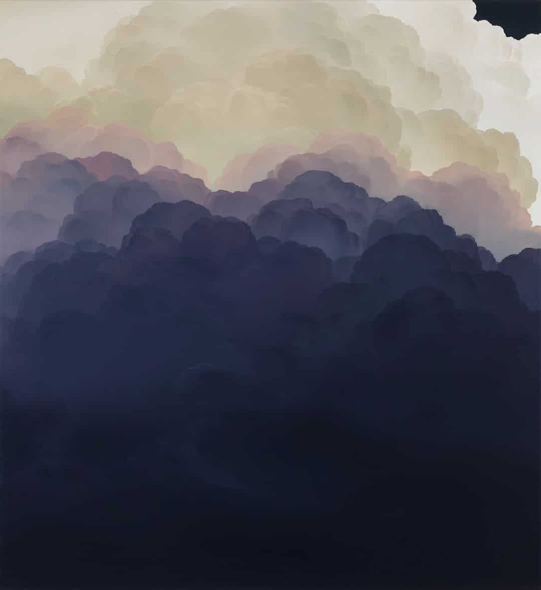 Pintura de nubes por Ian Fisher