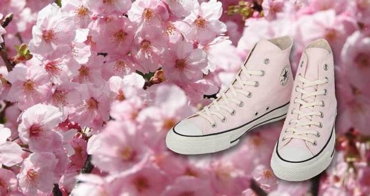 Converse all clearance star cherry blossom