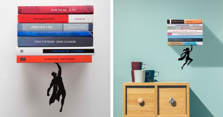 Superhero Bookshelves by Atori Design