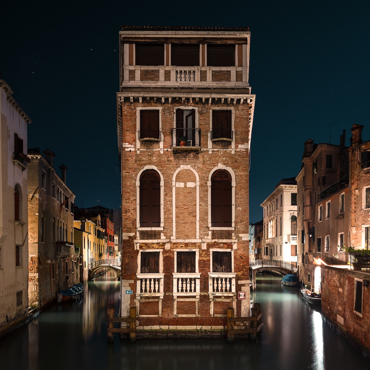 Venecia de noche por Thibaud Poirier