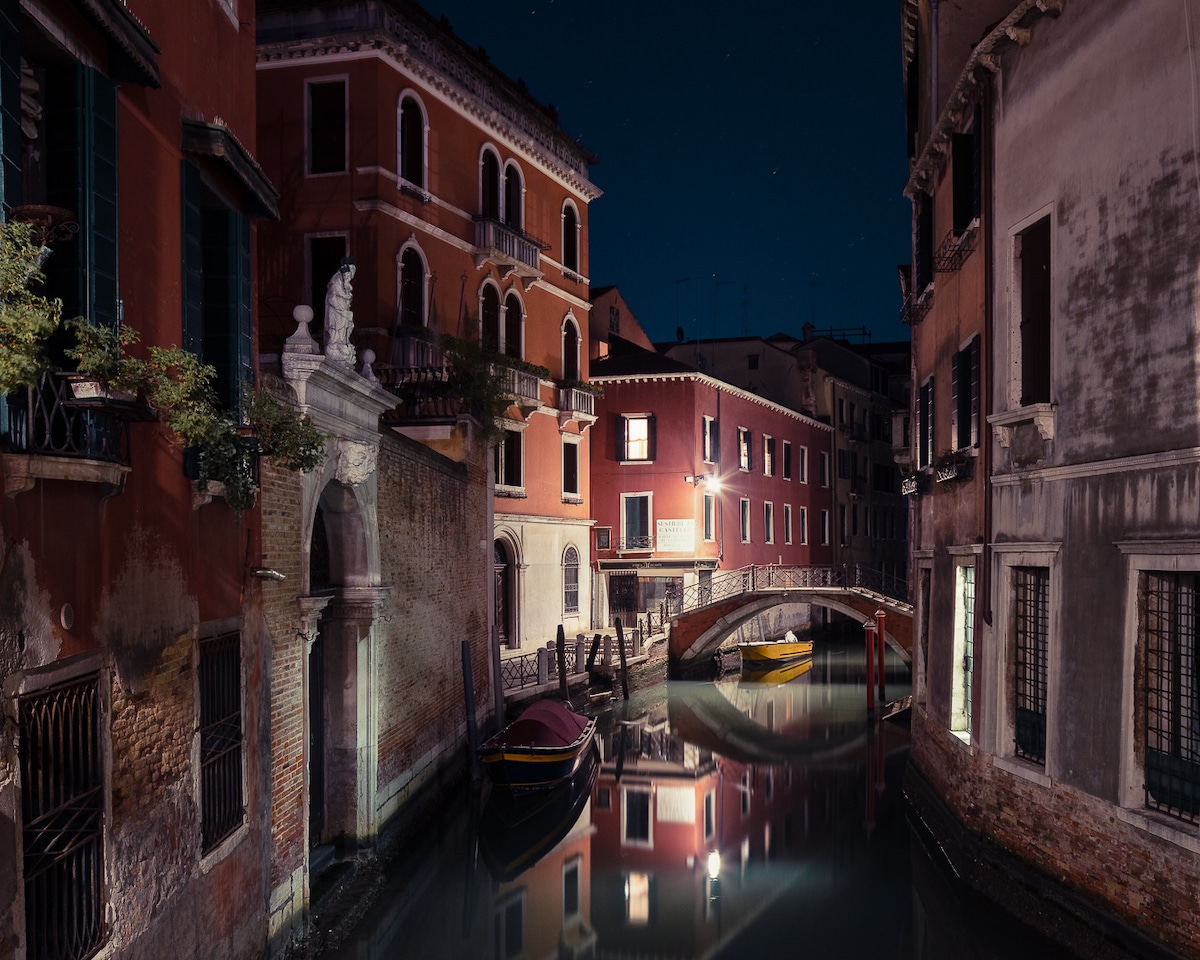 Venice at Night by Thibaud Poirier