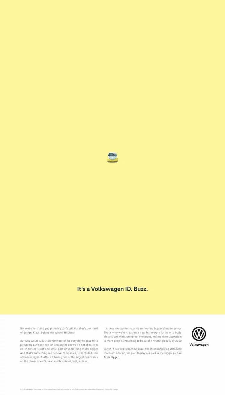 ID Buzz VW campaña publicitaria